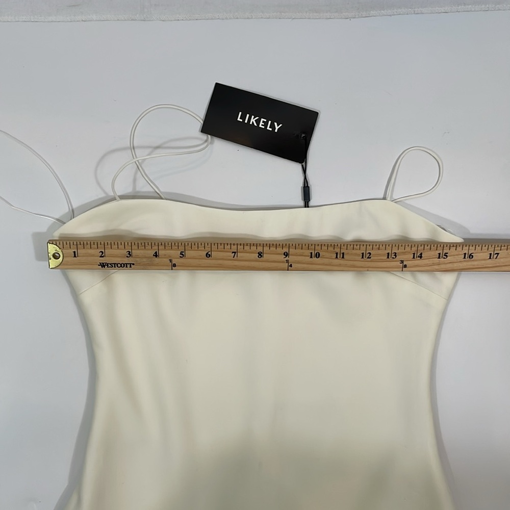 Likely NYC Aurora Gown Size 6 NWT Ivory White Mermaid - Picture 7 of 11